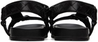 Bottega Veneta Black Trip Sandals