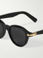 Cartier Eyewear - Round-Frame Acetate Sunglasses