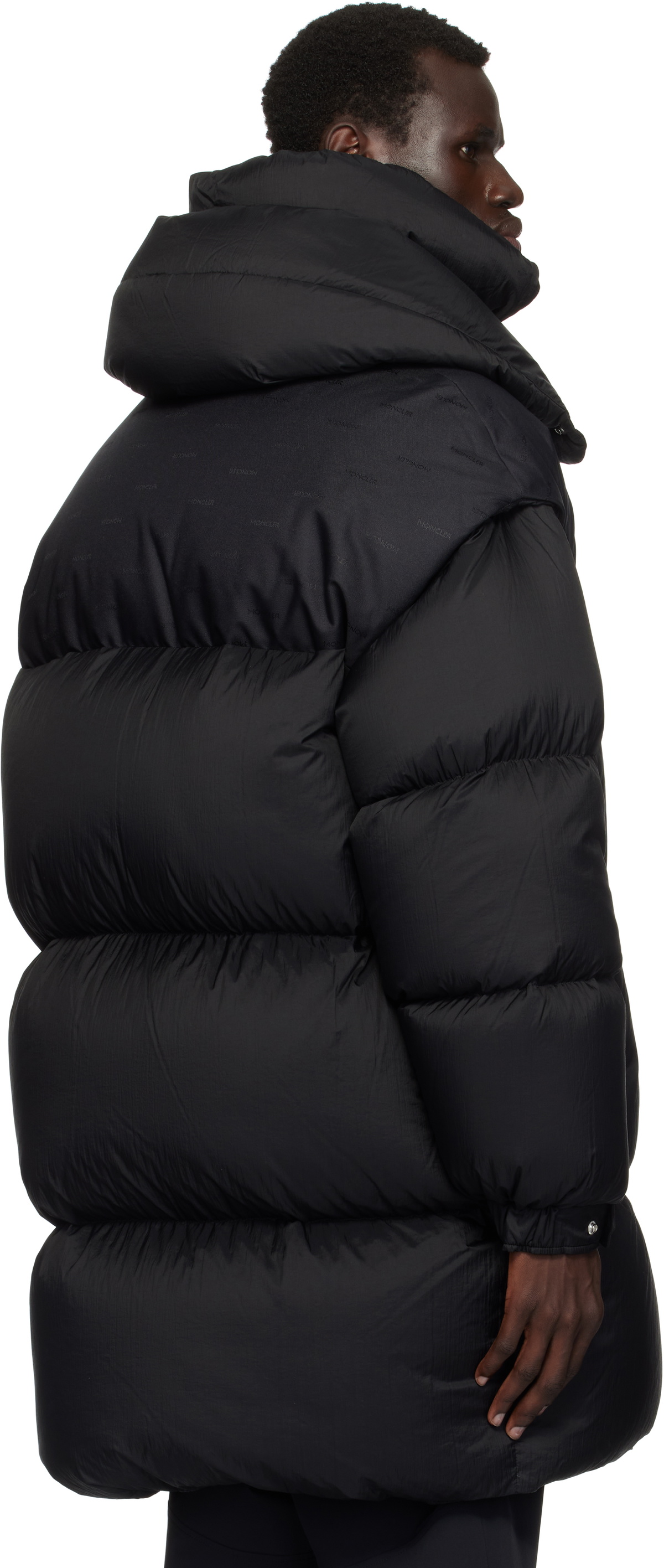 極美品 MONCLER \"VERONE ベローヌ\" 国内正規品 ブラック T1 極美品 MONCLER 
