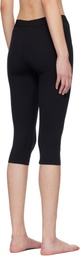 TOM FORD Black Modal Yoga Short Leggings.