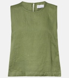 Velvet Maxine linen top