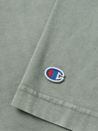 Champion - Logo-Appliquéd Cotton-Jersey T-Shirt - Green