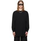 Rick Owens Black Tower Jumbo LS Sweatshirt