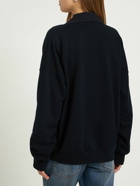 THE ROW - Corzas Cotton Jersey Polo Sweatshirt
