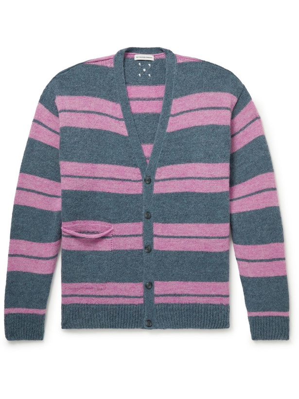 Photo: Pop Trading Company - Striped Knitted Cardigan - Unknown