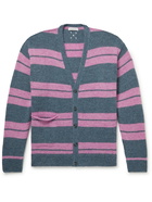 Pop Trading Company - Striped Knitted Cardigan - Unknown