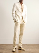 Boglioli - Unstructured Garment-Dyed Linen Blazer - Neutrals