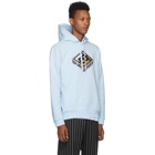 Burberry Blue Logo Albi Hoodie