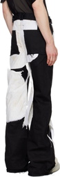 Swampgod White & Black Cutout & Swampwash Trousers