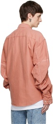 Y/Project Pink Cargo Denim Shirt