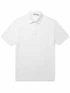 Incotex - Slim-Fit IceCotton-Jersey Polo Shirt - White