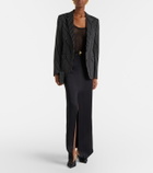 Tom Ford Pinstripe wool and cotton blazer