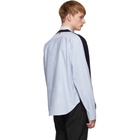 Thom Browne Navy Half and Half Cardigan