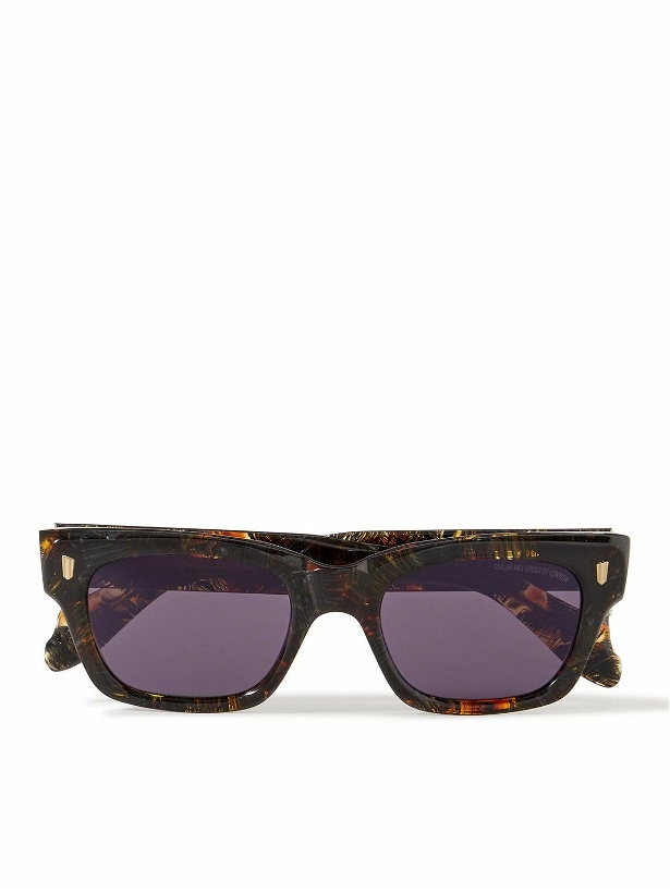Photo: Cutler and Gross - 1393 Square-Frame Tortoiseshell Acetate Sunglasses