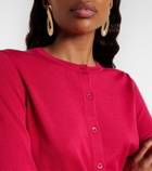 Carolina Herrera Cropped silk and cotton cardigan