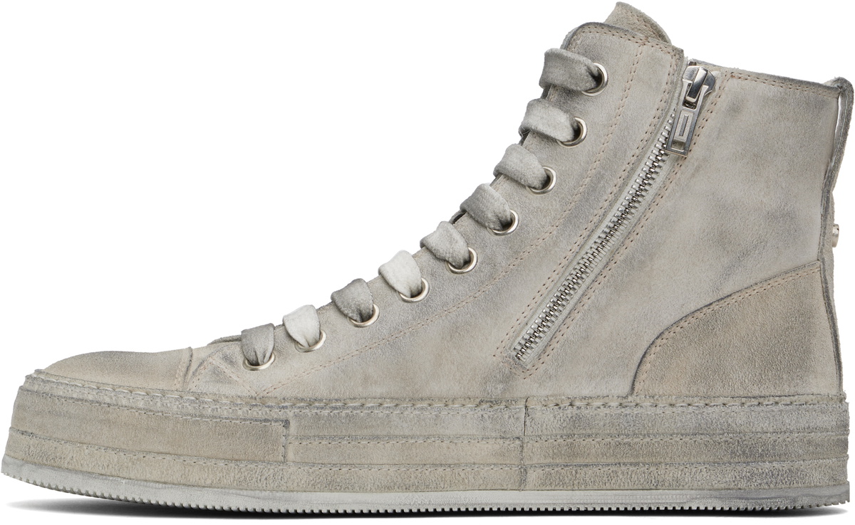 Ann Demeulemeester Gray Orvo High-Top Sneakers