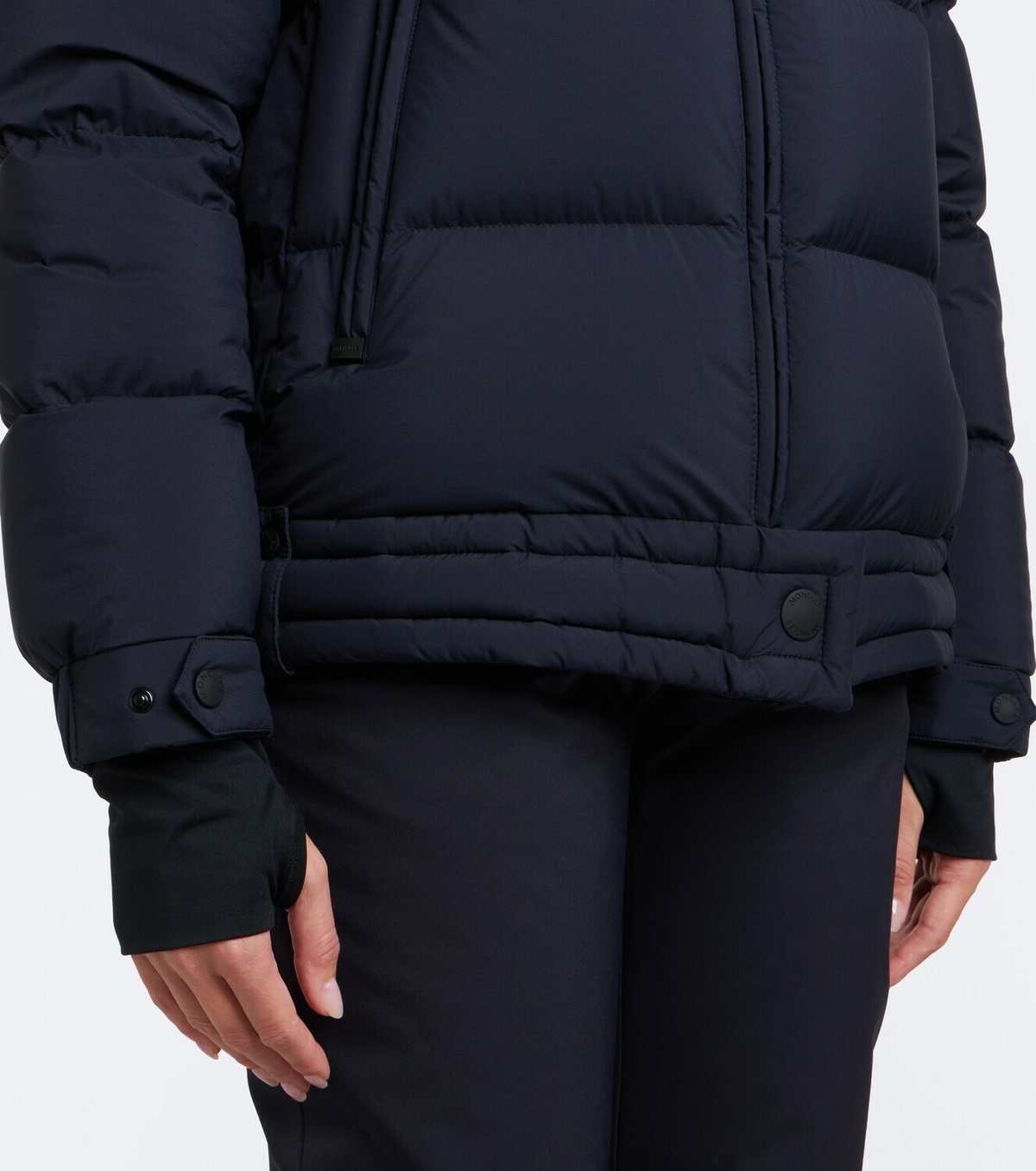 Moncler Grenoble Arrabas shearling-trimmed ski jacket