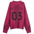 Adidas Adicolor Pullover Knit in Legacy Burgundy