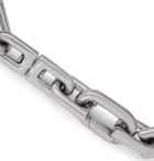 BALENCIAGA - Silver-Tone Chain Bracelet - Silver