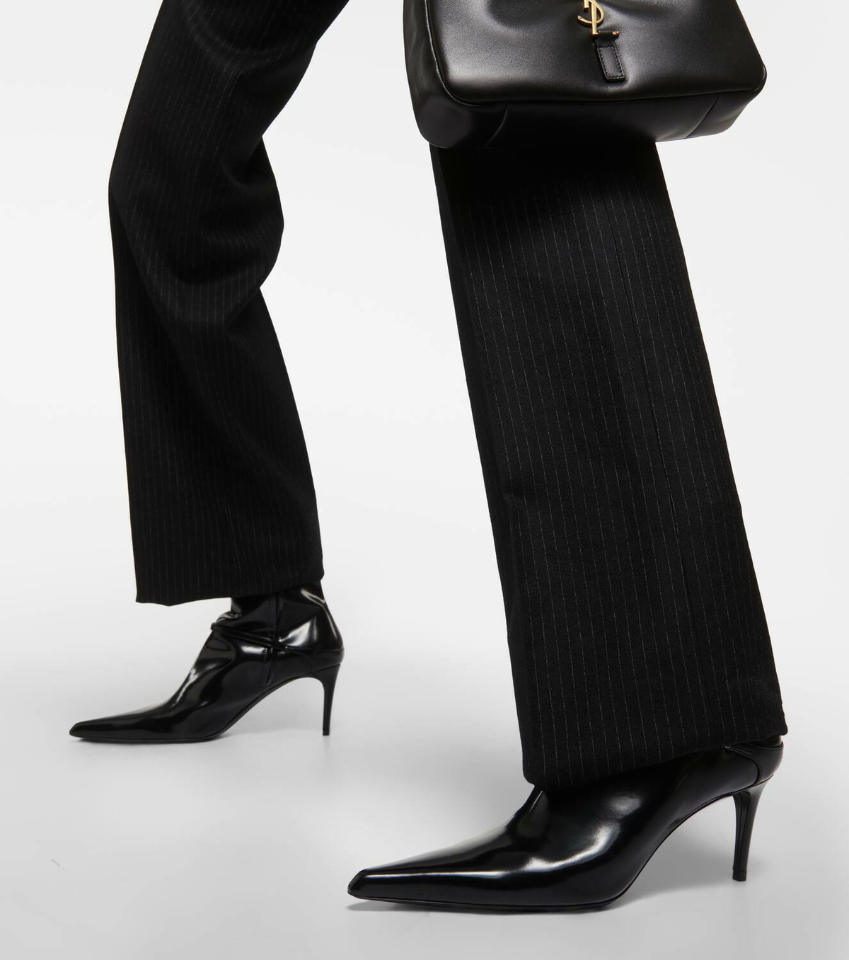 Saint Laurent Hacker 70 leather ankle boots Saint Laurent