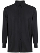 SAINT LAURENT - Striped Silk Blend Shirt