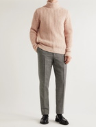 Officine Générale - Ribbed Alpaca-Blend Rollneck Sweater - Pink