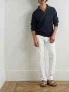 Frescobol Carioca - Orlando Merino Wool Polo Sweater - Blue