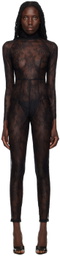 KIM SHUI Black Sheer Jumpsuit