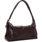LEMAIRE Burgundy Belted Baguette Bag
