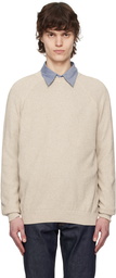 A.P.C. Beige Florian Sweater