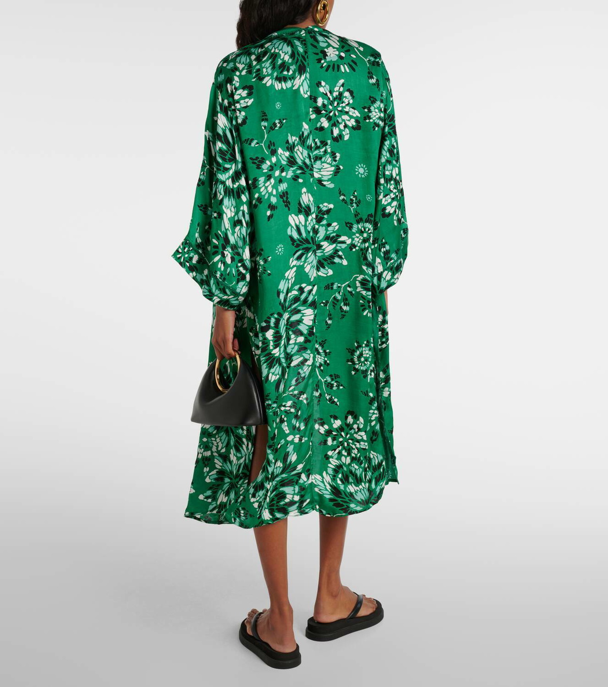Poupette St Barth Erica floral beach cover-up