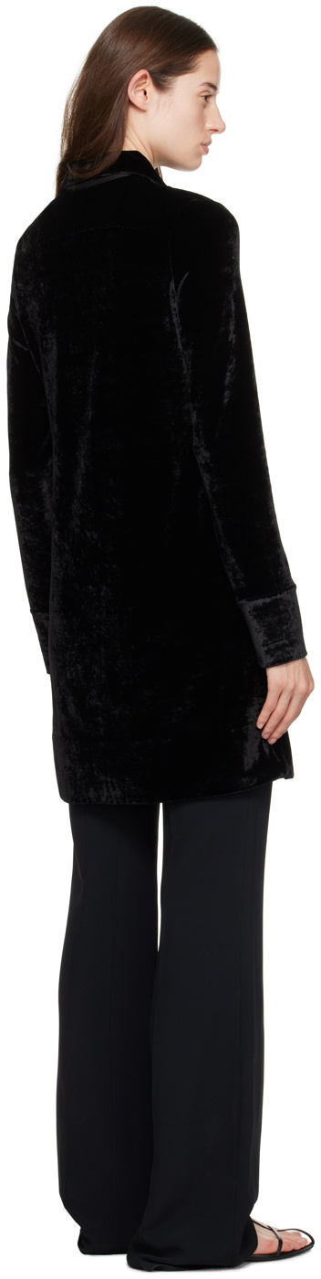 Jil Sander Black Zip Minidress