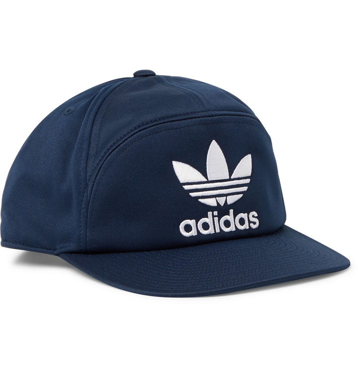 Photo: adidas Consortium - Human Made Logo-Embroidered Woven Baseball Cap - Blue