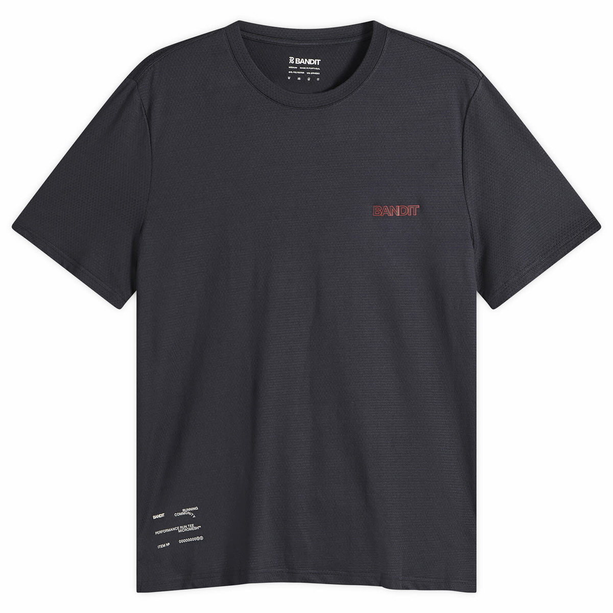 Bandit Men's MicroMesh Men's Performance T-Shirt in Black