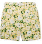 Engineered Garments - Floral-Print Cotton Shorts - Yellow