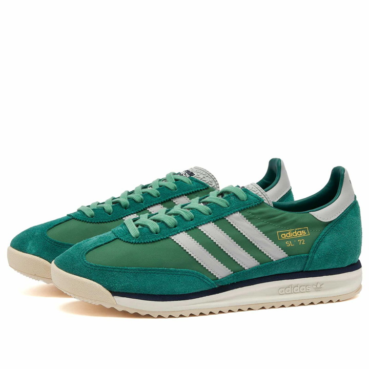 Photo: Adidas Sl 72 Rs in Preloved Green/Grey Two/Collegiate Green