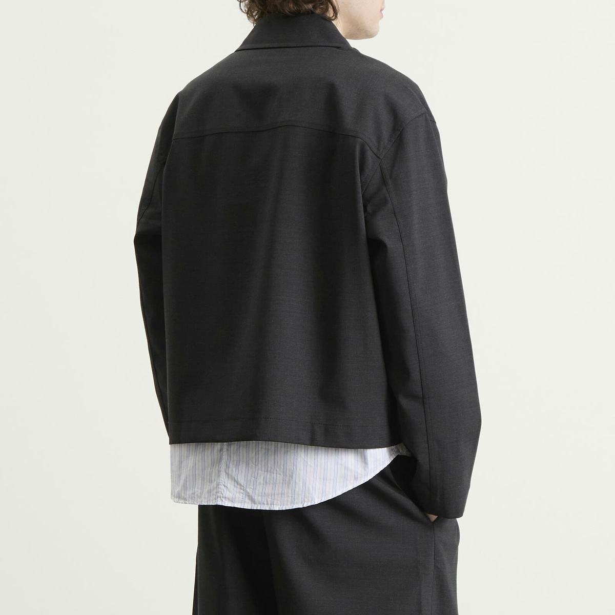 Sage Nation Men's Petrol Jacket in Charcoal