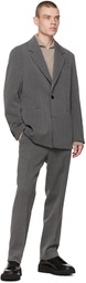 Solid Homme Gray Set Up Blazer