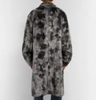 Balenciaga - Oversized Faux Fur Coat - Men - Gray