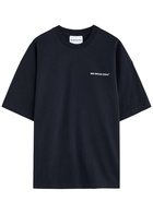 Mki Miyuki Zoku Logo-print Cotton T-shirt Navy