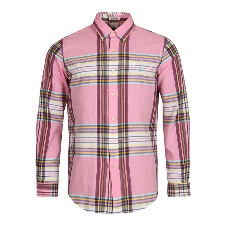 Photo: Check Shirt - Pink Multi