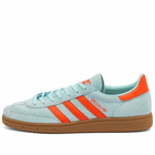 Adidas Handball Spezial Sneakers in Semi Flash Aqua/Impact Orange/Gum