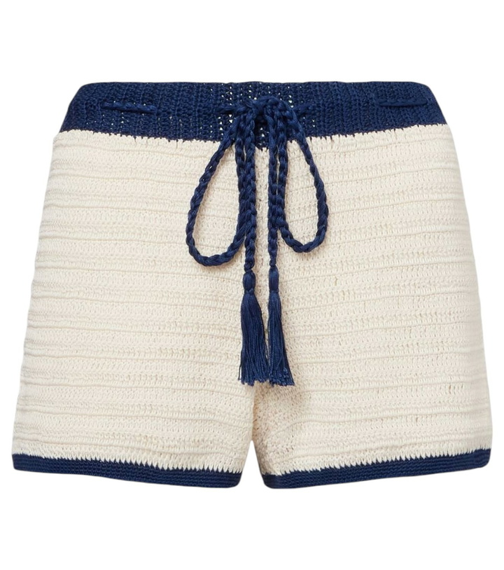Photo: Anna Kosturova Seaside crochet cotton shorts