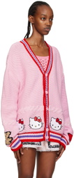 GCDS Pink Hello Kitty Edition Cardigan
