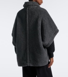 Max Mara Wool, alpaca, and silk cape