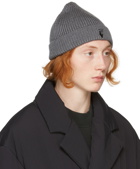 Off-White Grey Wool Hand Off Beanie