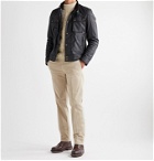 Belstaff - Trent Canvas and Full-Grain Leather Boots - Brown