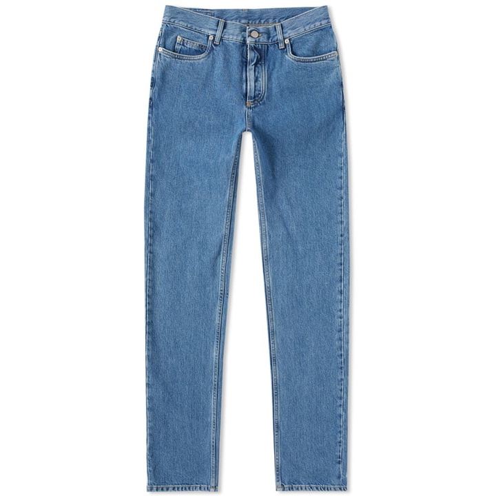 Photo: Maison Margiela 10 Slim Cut Out Pocket Jean Blue