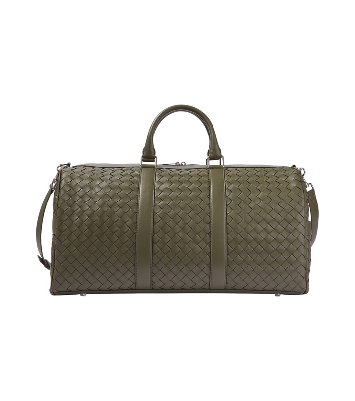 Photo: Bottega Veneta Intrecciato leather duffel bag