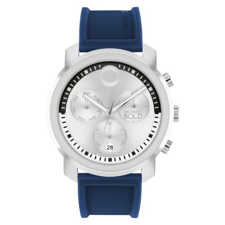 Photo: Movado Trend Propel Chronograph Quartz Silver Dial Mens Watch 3601048